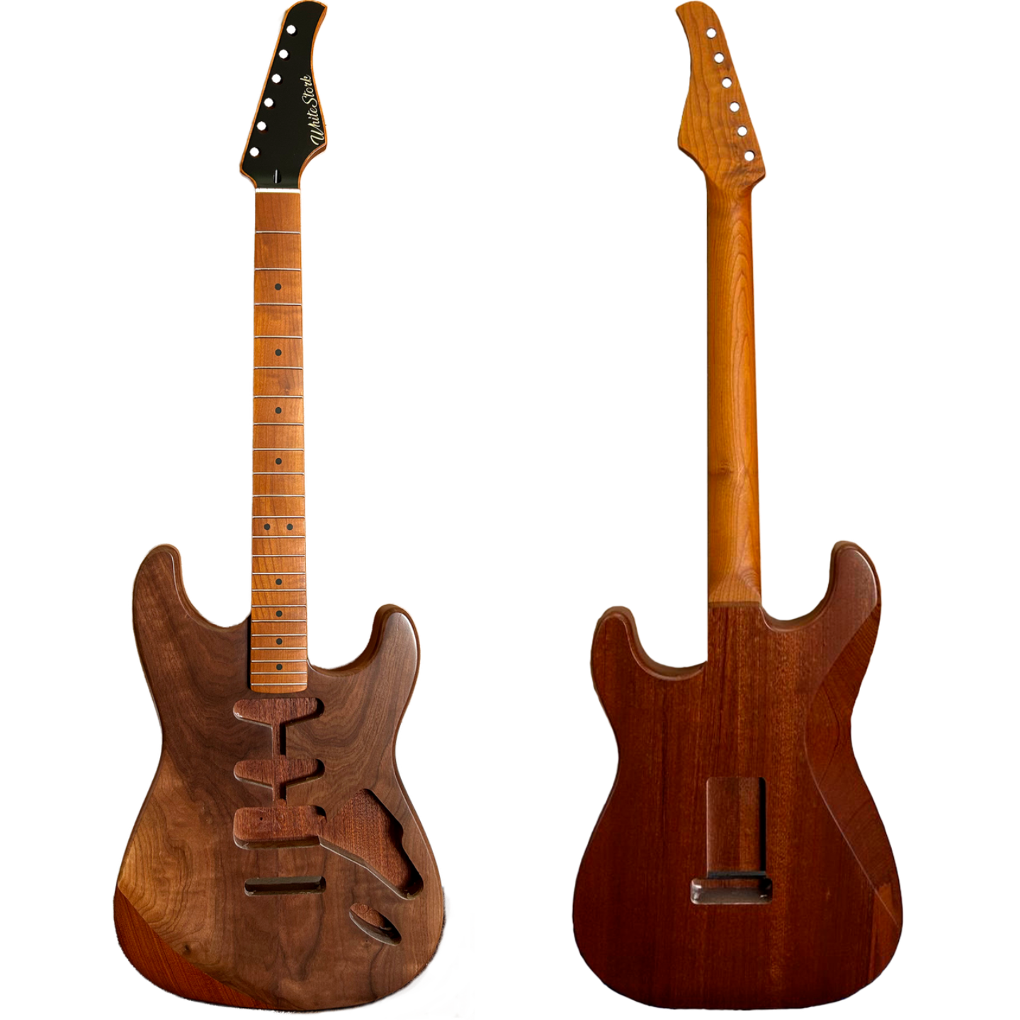 Pre-Built Walnut ST Custom Guitar, Configure the Hardware and Play