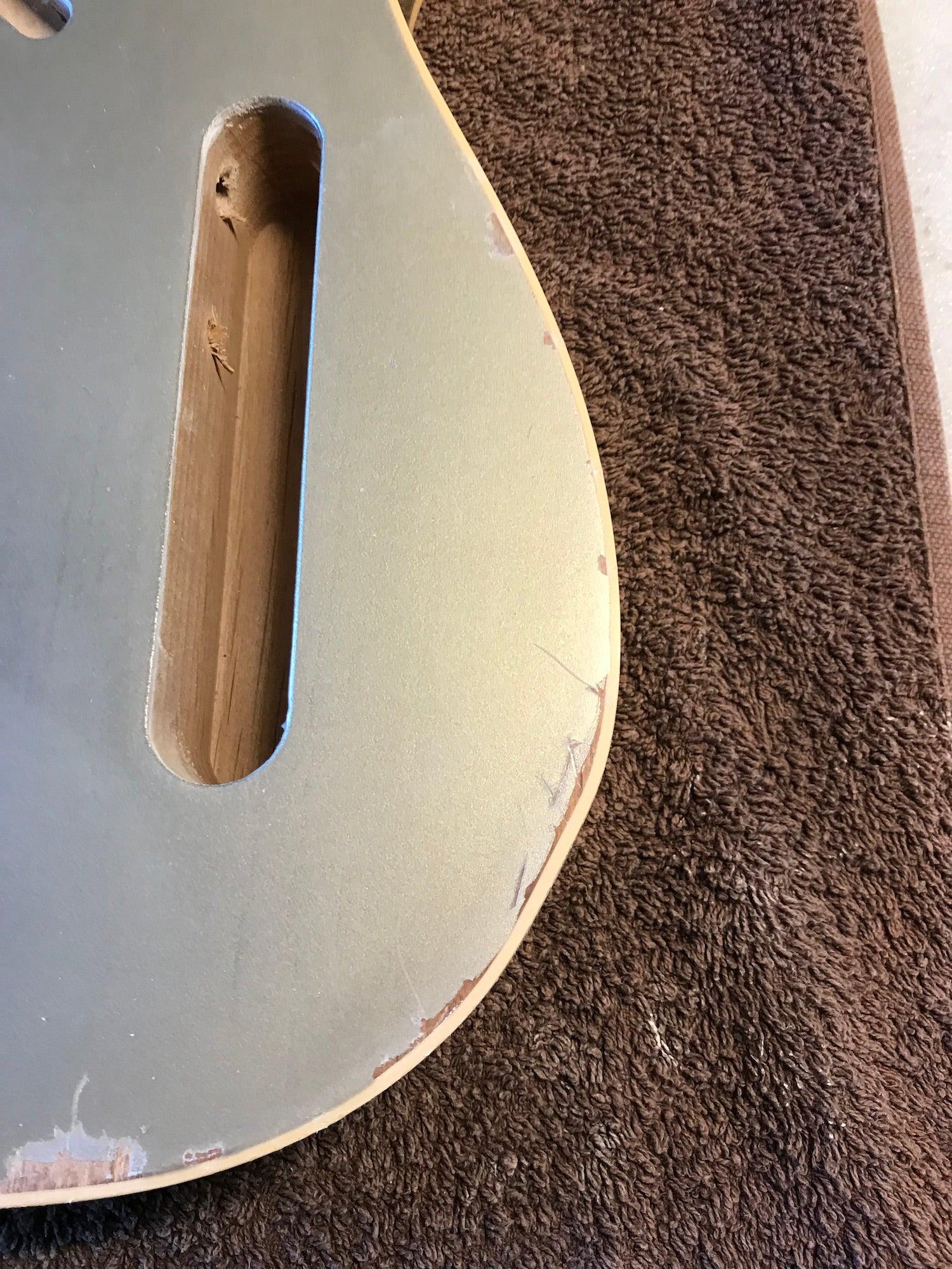 Relic Shoreline Gold Tele Style Body Nitro Finish