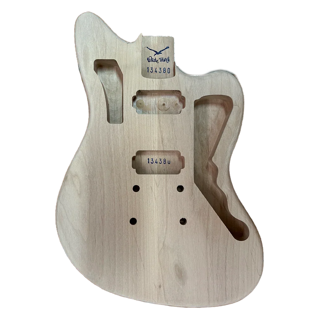 Alder Jazzmaster HH Style Body Unfinished Front