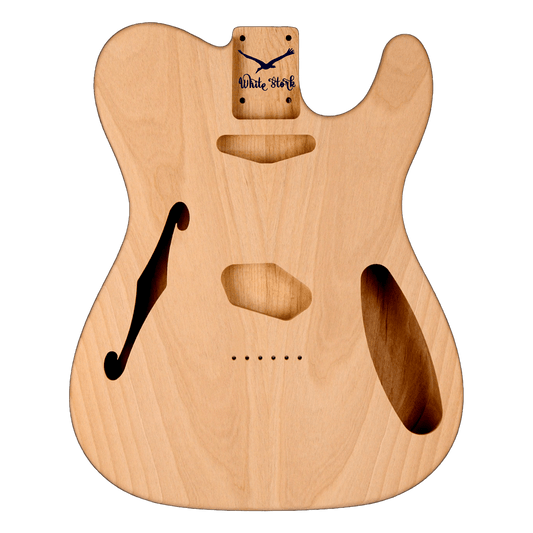 Alder Telecaster Thinline Style Body Unfinished
