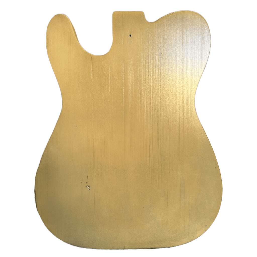 Alder Vintage Cream Telecaster Style Body Relic NItro Finish Back