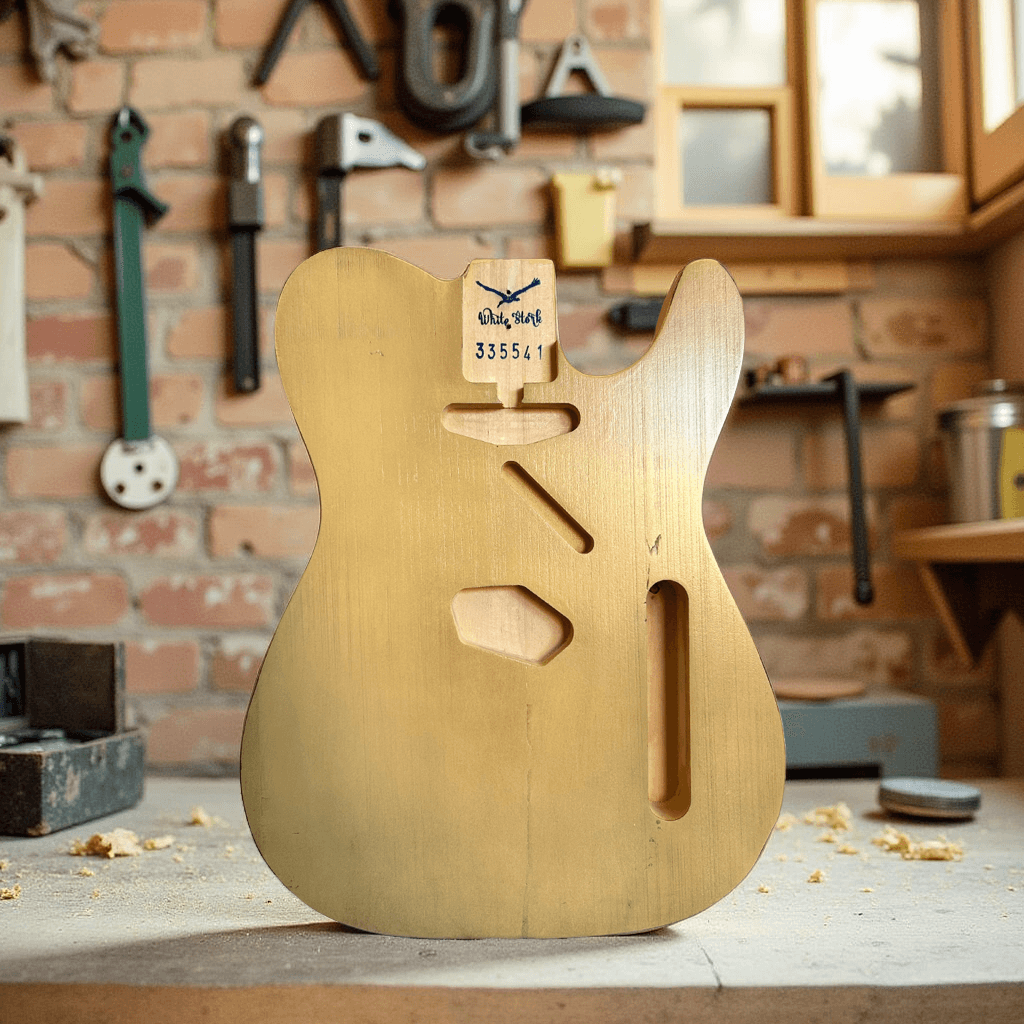 Alder Vintage Cream Telecaster Style Body Relic NItro Finish Scene