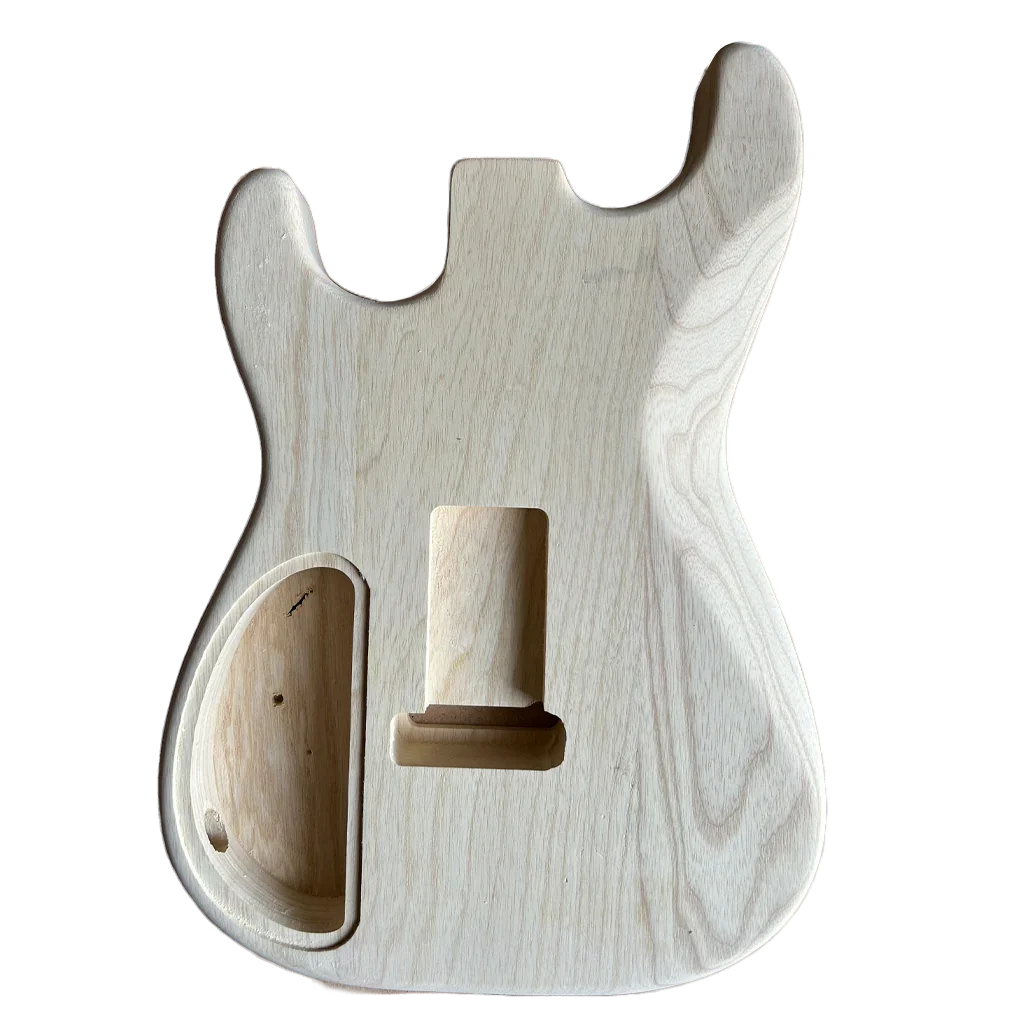 Ash Strat Style Body H-H Rear Routing Unfinished Back