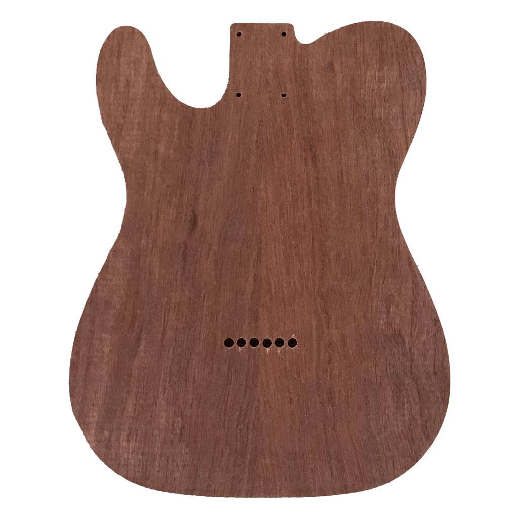 Bubinga Telecaster Style Body Back - Custom Made