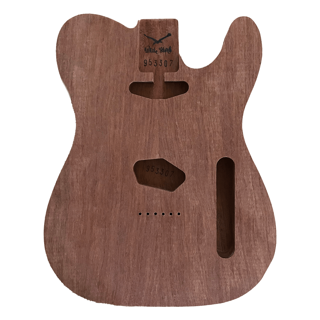 Bubinga Telecaster Style Body Front