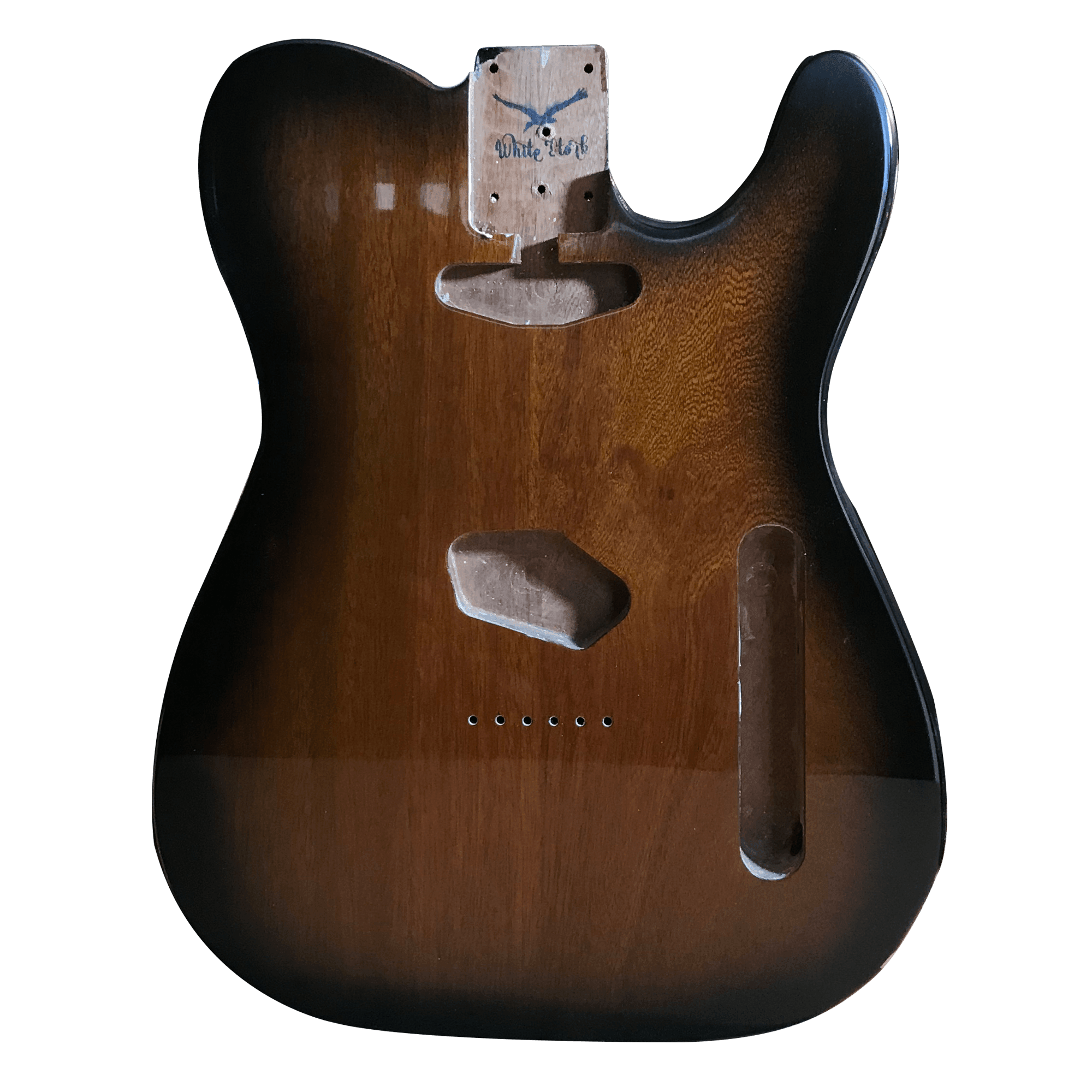 Cedar Telecaster Style Body Aged Sunburst Nitro WhiteStork Guitars