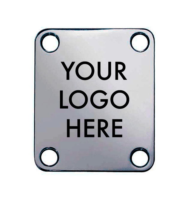 Custom Engraving Guitar Neck Plate Service