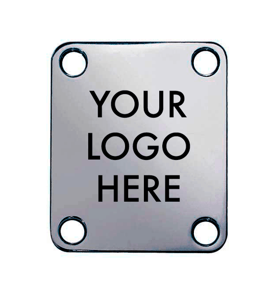 Custom Engraving Guitar Neck Plate Service