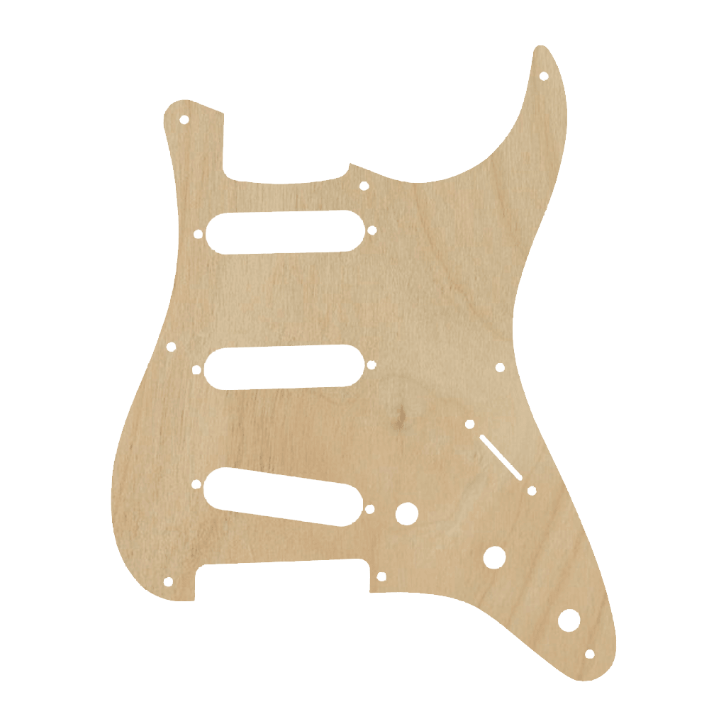 Custom Made Strat Style Sss Guitar Pickguard Whitestork Guitars 5079