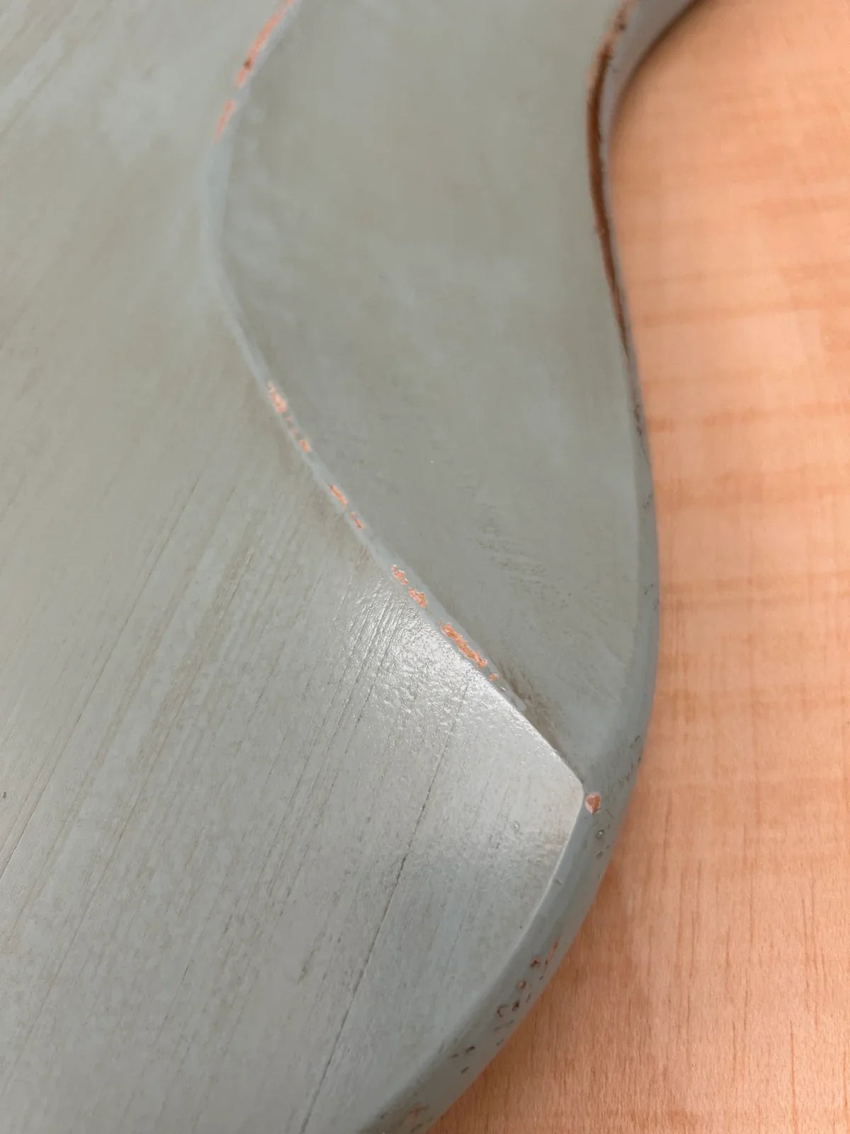 Alder Daphne Blue Jazzmaster Style Body Relic Nitro Detail 1