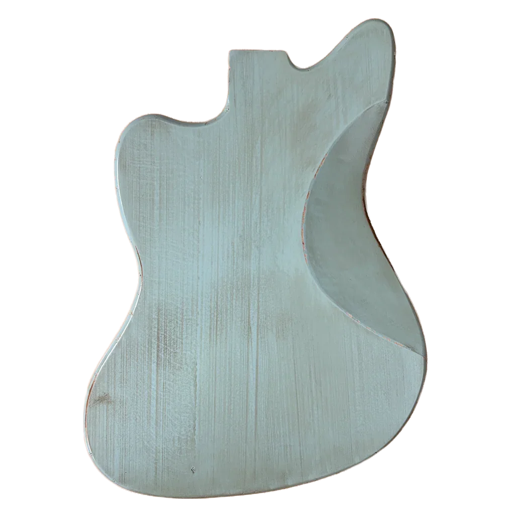 Alder Daphne Blue Jazzmaster Style Body Relic Nitro Back