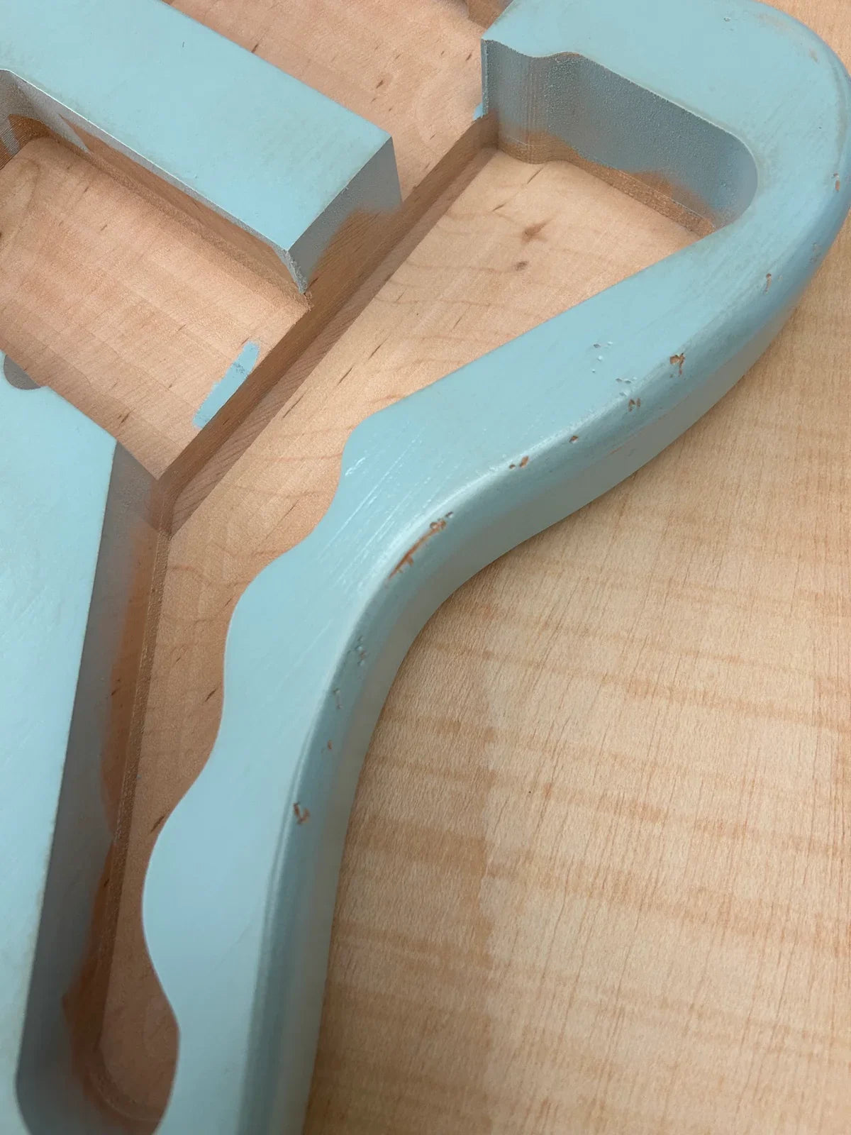 Alder Daphne Blue Jazzmaster Style Body Relic Nitro Detail 5