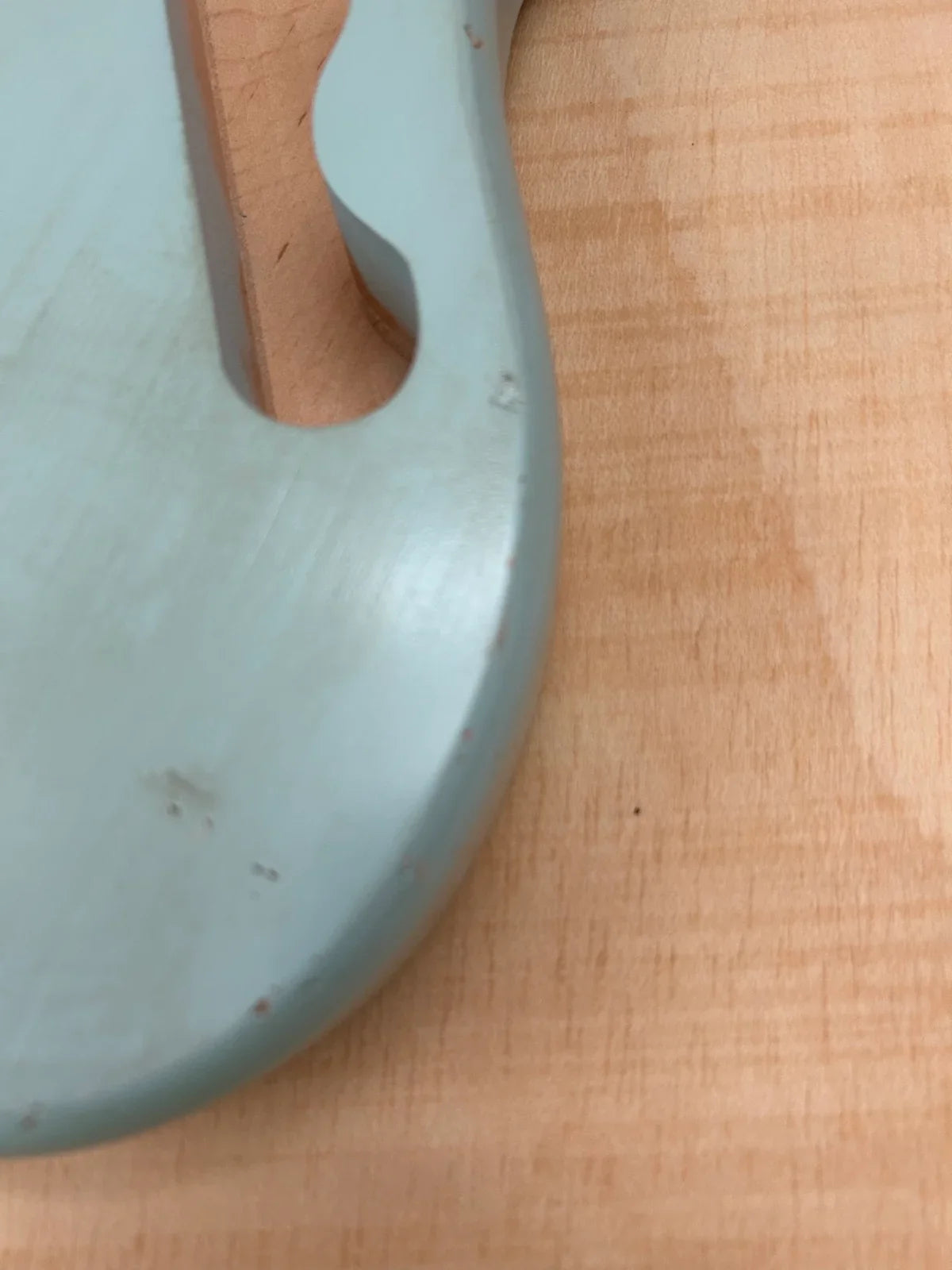 Alder Daphne Blue Jazzmaster Style Body Relic Nitro Detail 6