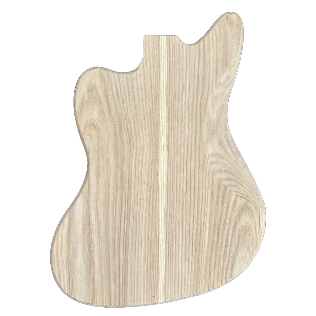 Custom Made Jaguar Style Guitar Body American Ash Back