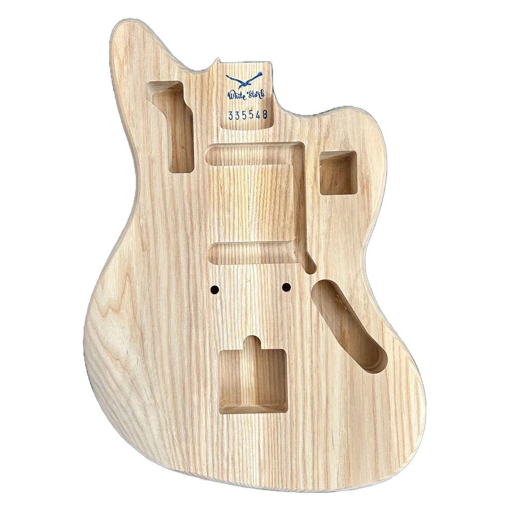 Custom Made Jaguar Style Guitar Body American Ash Front