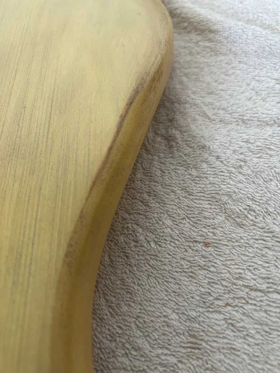 Custom Made Jaguar Style Body, Vintage Nitro Finish Blonde Relic Detail 2