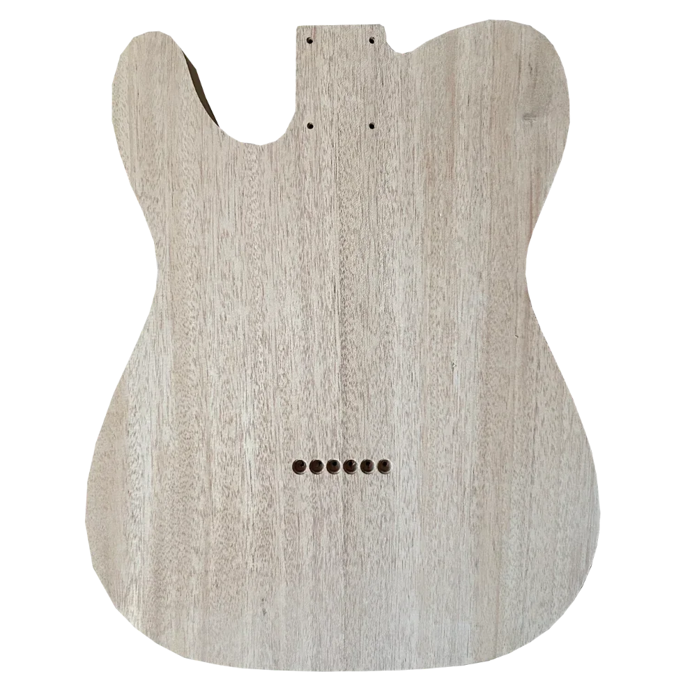 T-Type Mahogany Guitar Body Tele Style (2.19 kg) #629534 Back