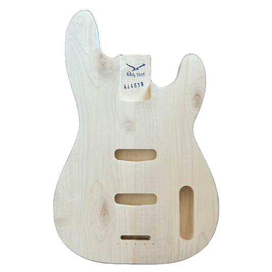 Maple Vintage Style Precision Bass Body Pearloid Binding Front
