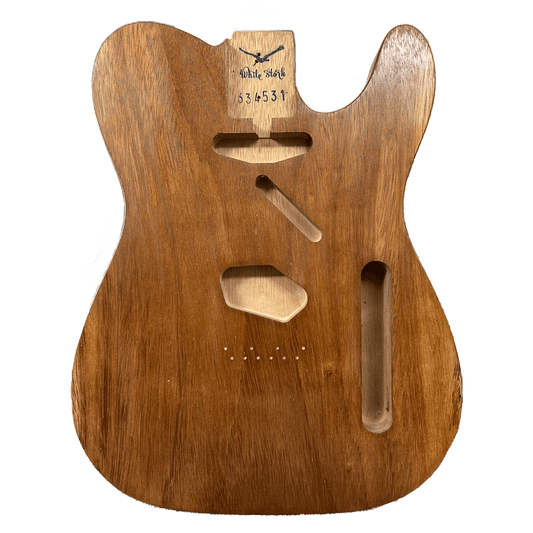 One Piece Telecaster Style Body Natural Oil Finish