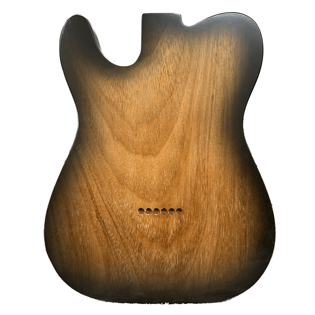 One Piece Telecaster Style Body Sunburst Nitro Finish