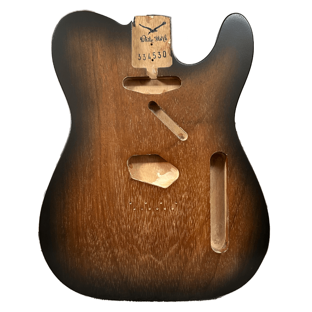 One Piece Telecaster Style Body Sunburst Nitro Finish