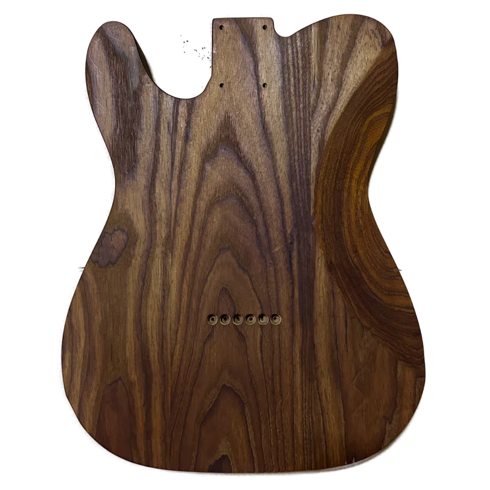 Roasted Swamp Ash Telecaster Style Body Oil Finish Back