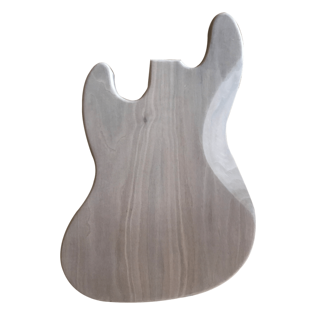 Walnut JazzBass Style Body Unfinished - 953318 - WhiteStork Guitars