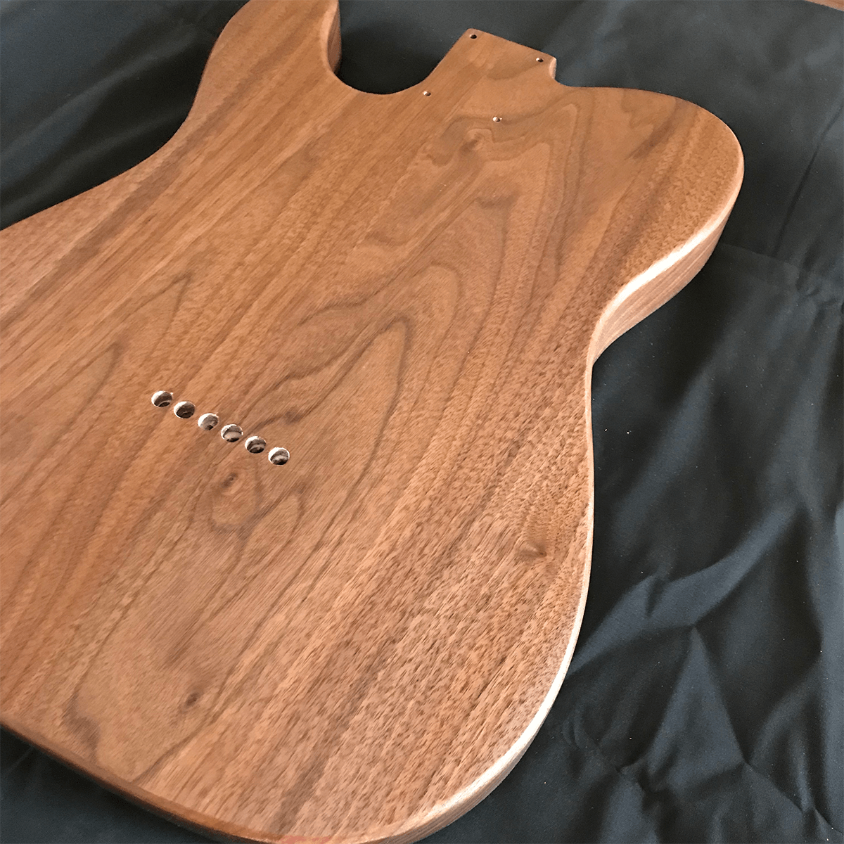 Walnut Telecaster Style Body Satin Nitro Finish 953305s - WhiteStork Guitars