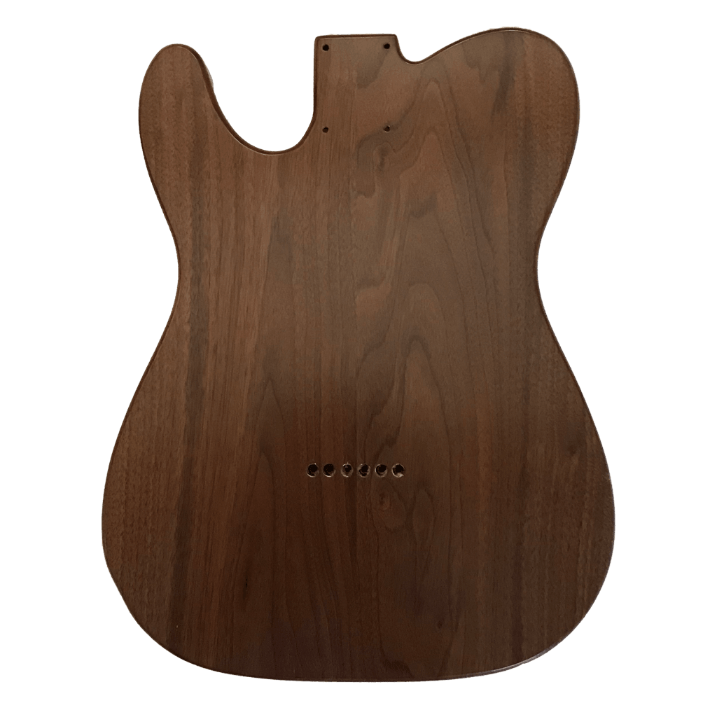 Walnut Telecaster Style Body Satin Nitro Finish 953305s - WhiteStork Guitars