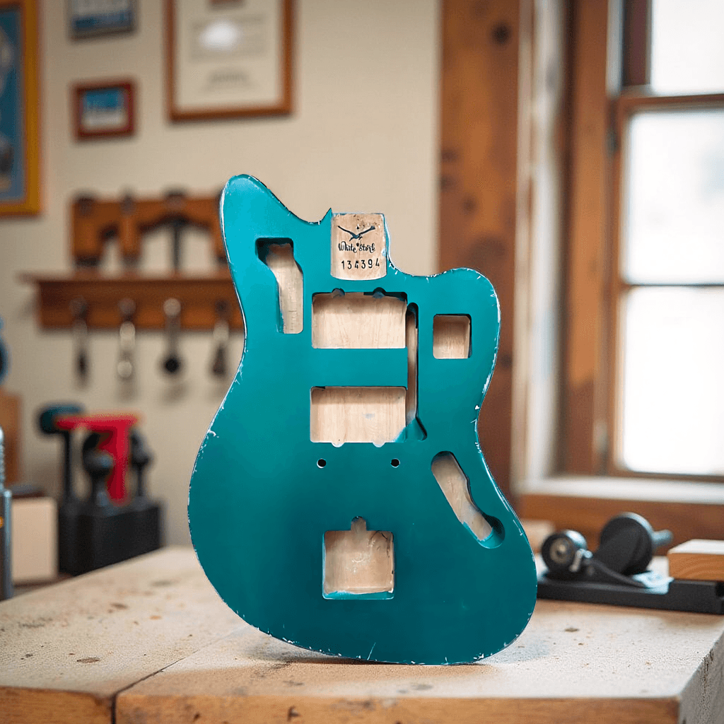 Relic Alder Jazzmaster/Jaguar Style Body Sherwood Green Nitro - 134394
