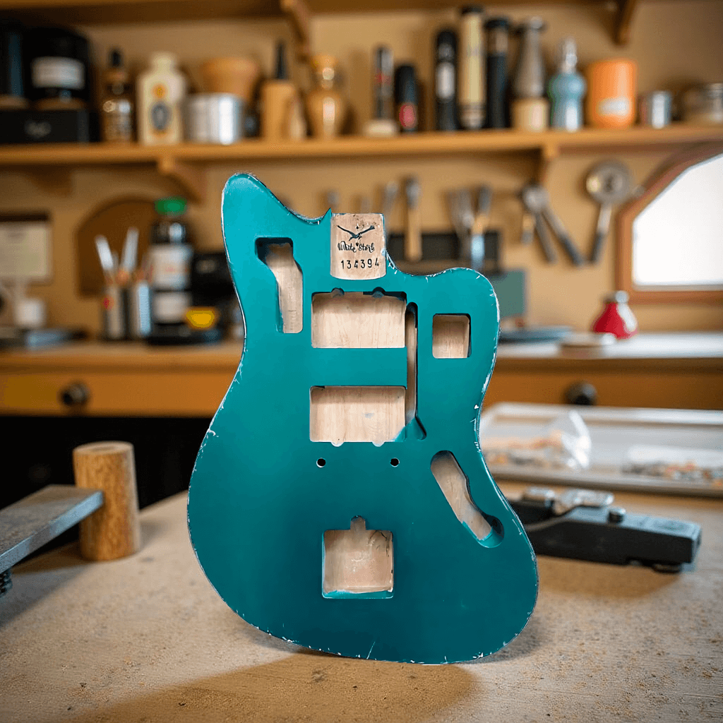 Relic Alder Jazzmaster/Jaguar Style Body Sherwood Green Nitro - 134394