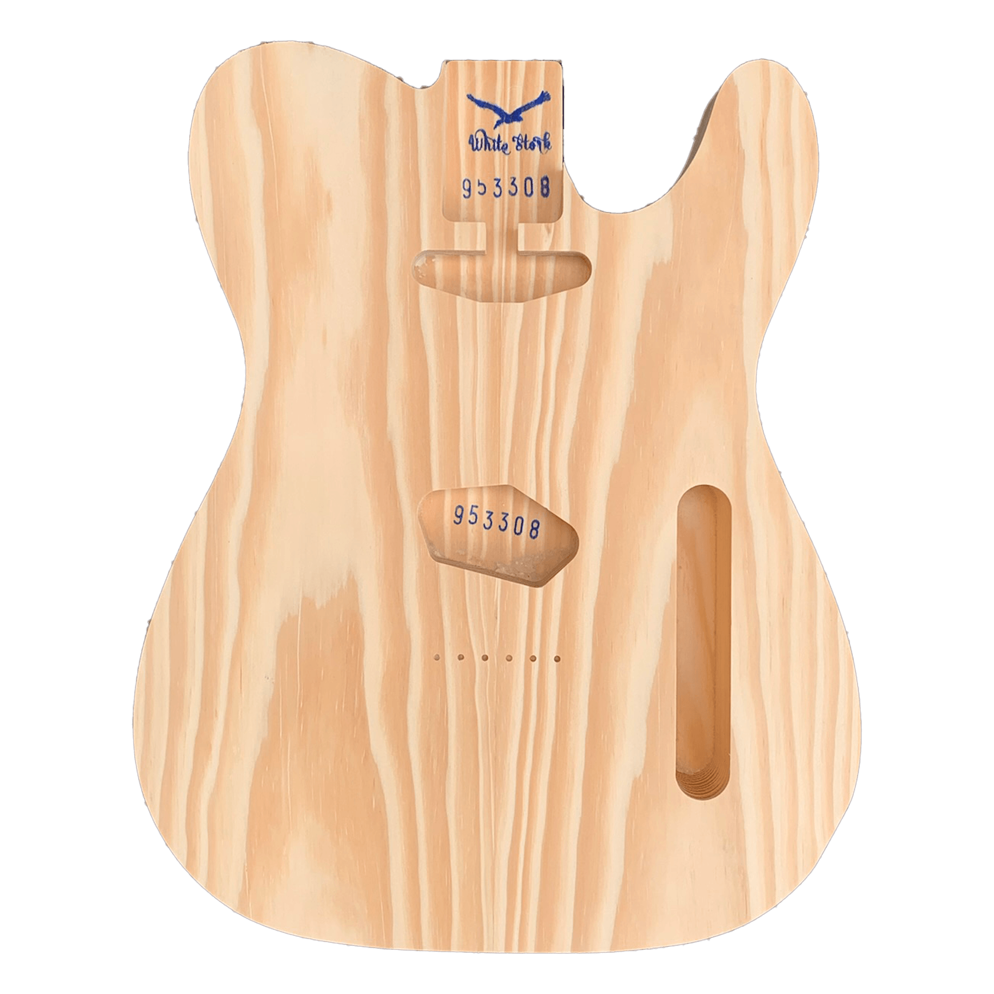 Pine telecaster outlet body