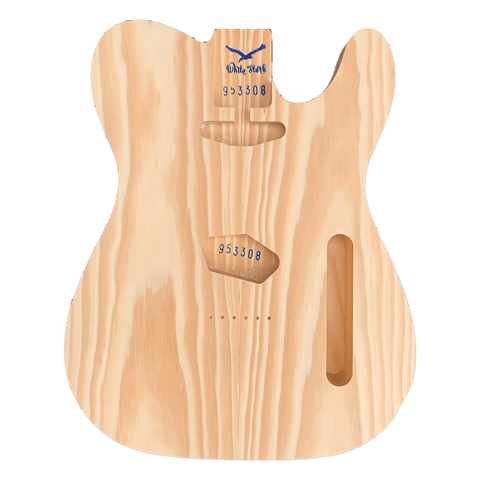 Pine Telecaster Style Guitar Body - Unfinished