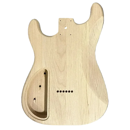Alder ST-Type Guitar Body Hardtail, Rear Routing 1.98kg Back