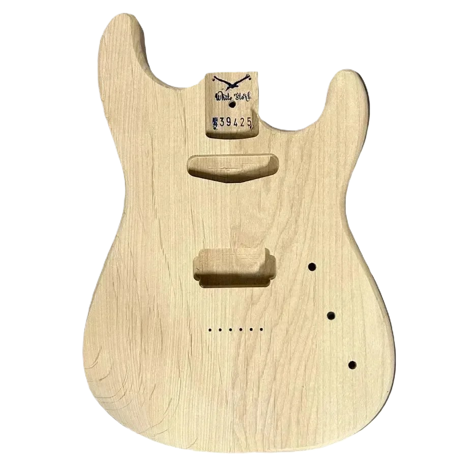 Alder ST-Type Guitar Body Hardtail, Rear Routing 1.98kg Front