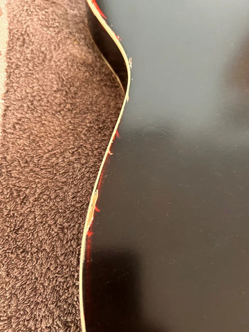 Alder Two Colors Telecaster Style Guitar Body Relic NItro Finish detail 2