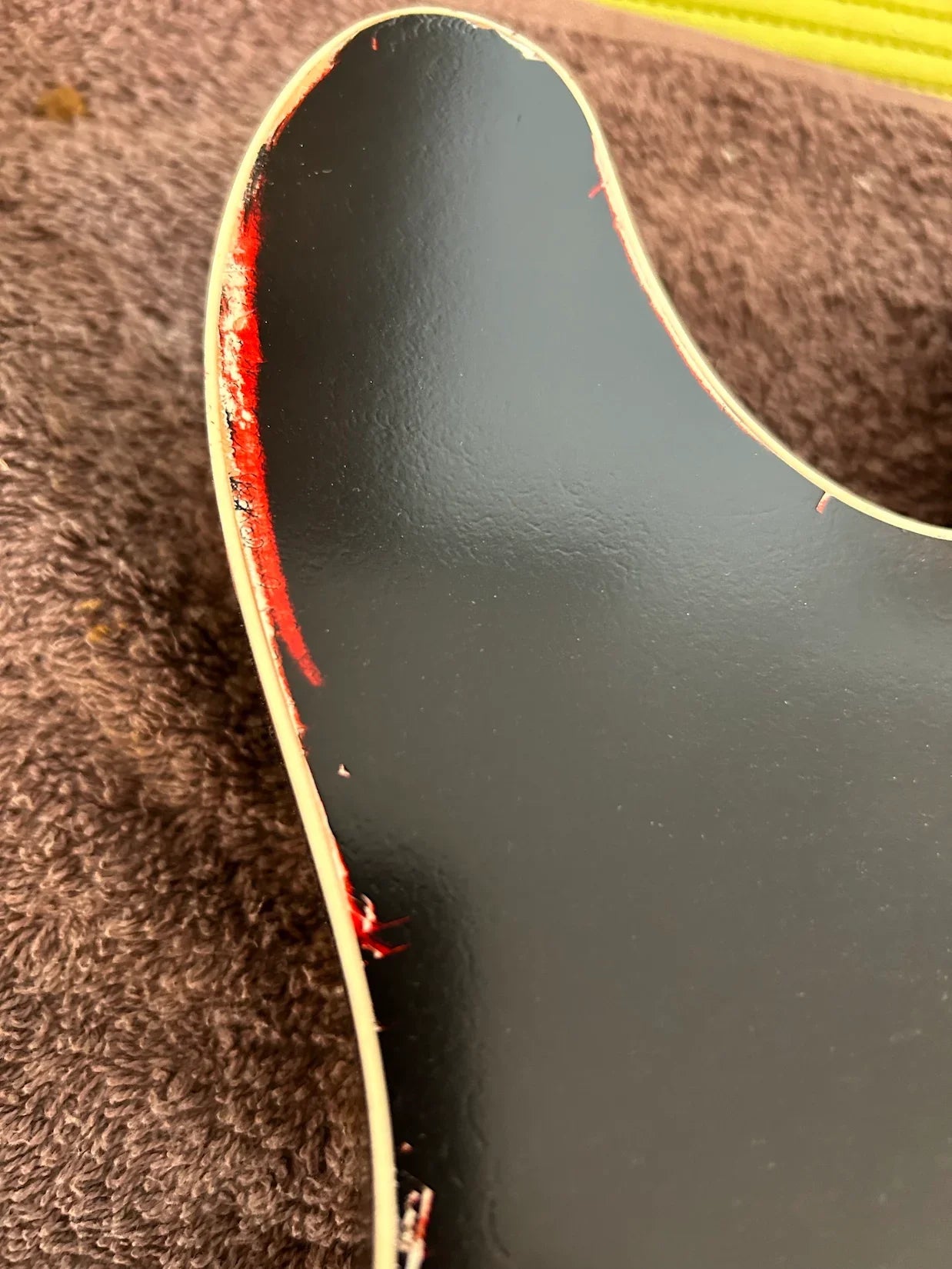 Alder Two Colors Telecaster Style Guitar Body Relic NItro Finish detail 3