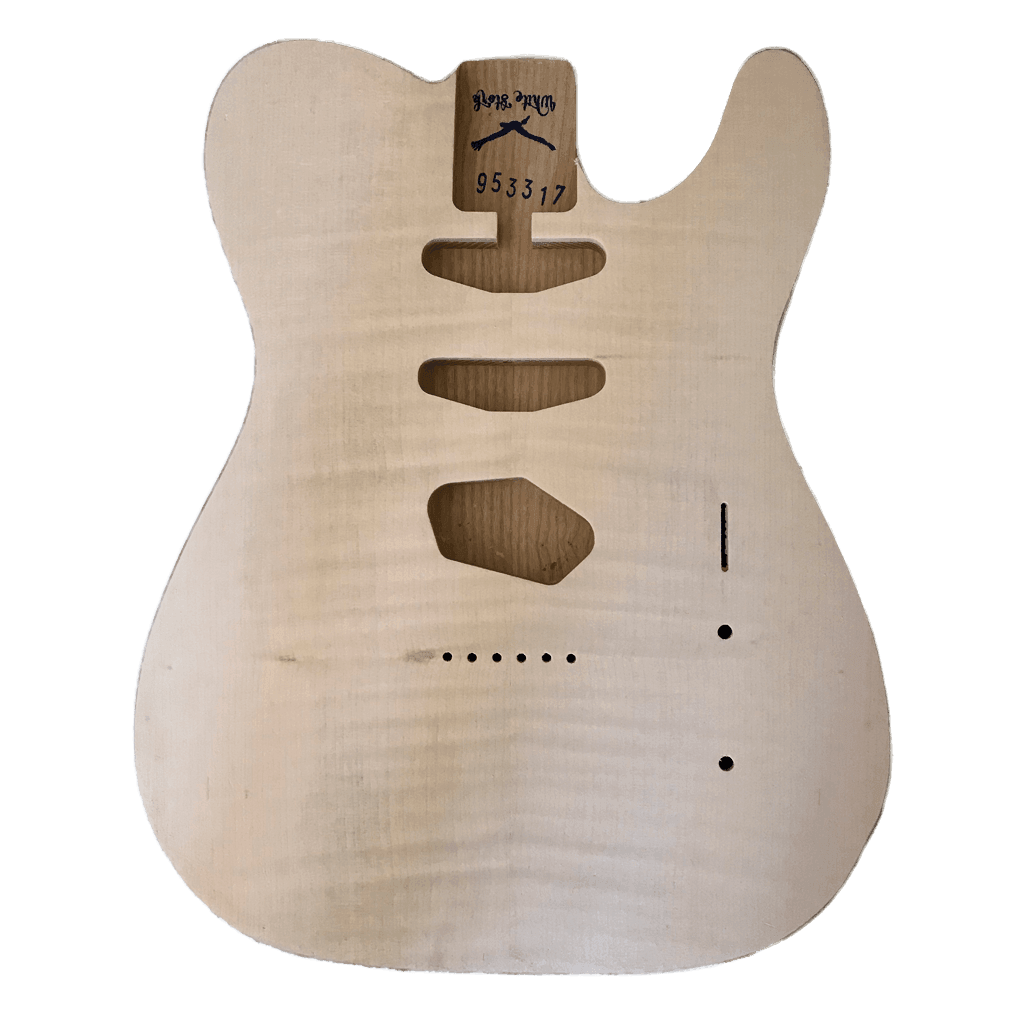 Ash-Maple Custom Tele Style Guitar Body Unfinished 953317