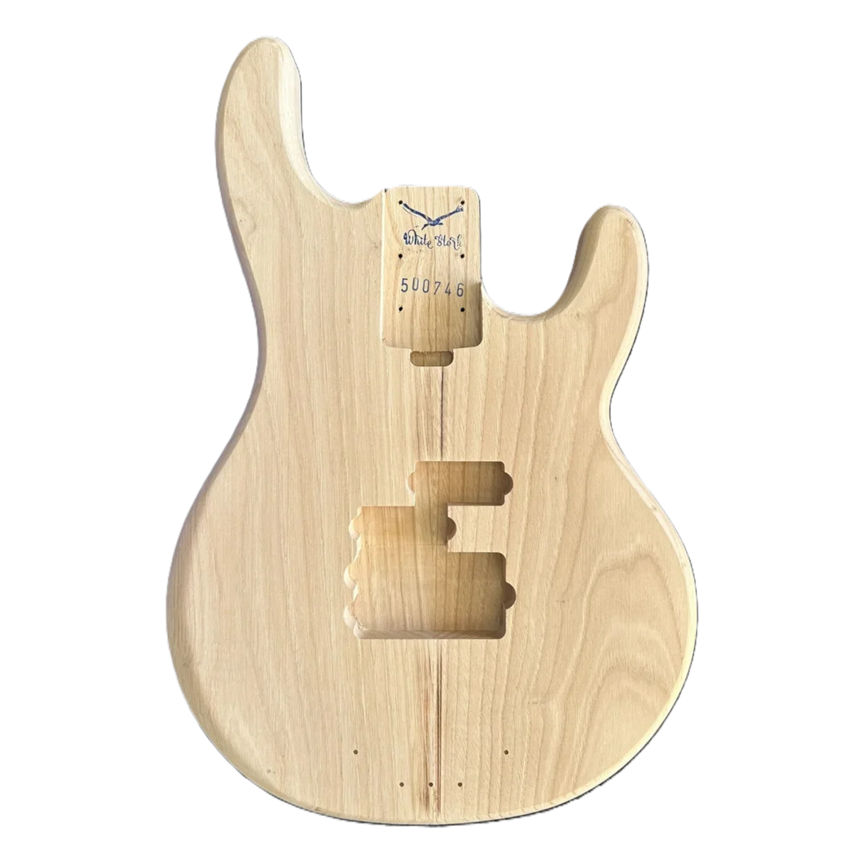 StingRay-Style Ash Bass Body MM & Reverse PBass Routing – 2.1 kg #500746 Front