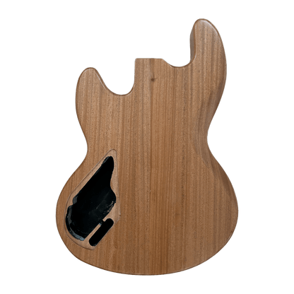 Walnut Top Boston Style Custom Bass Guitar Body 134393 Back
