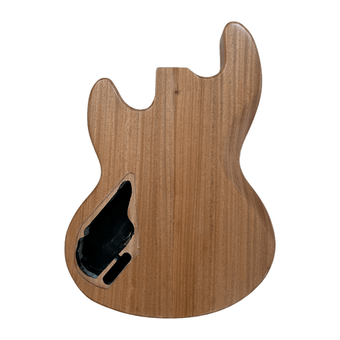 Walnut Top Boston Style Custom Bass Guitar Body 134393 Back