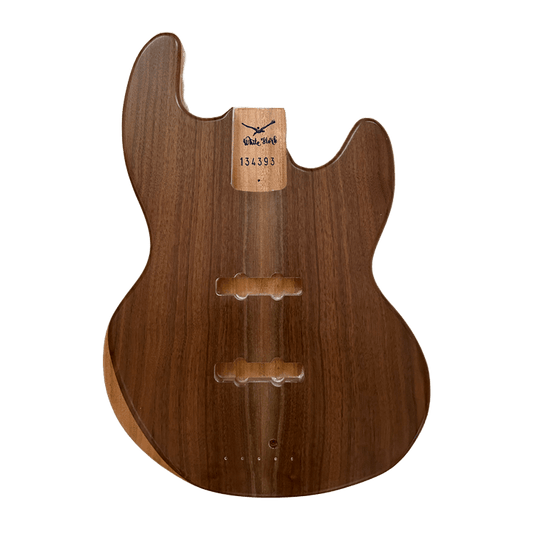 Walnut Top Boston Style Custom Bass Guitar Body 134393 