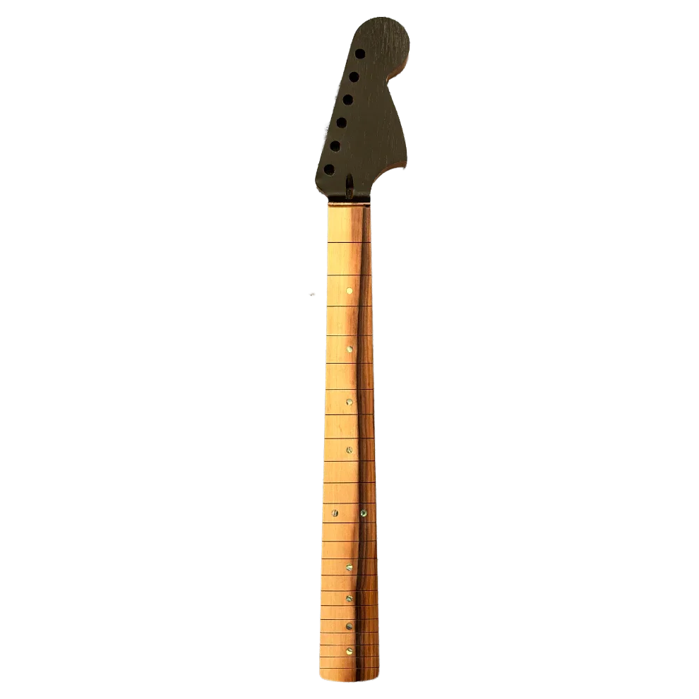 Spanish Cedar & Santos Rosewood Jaguar/Mustang Neck Front