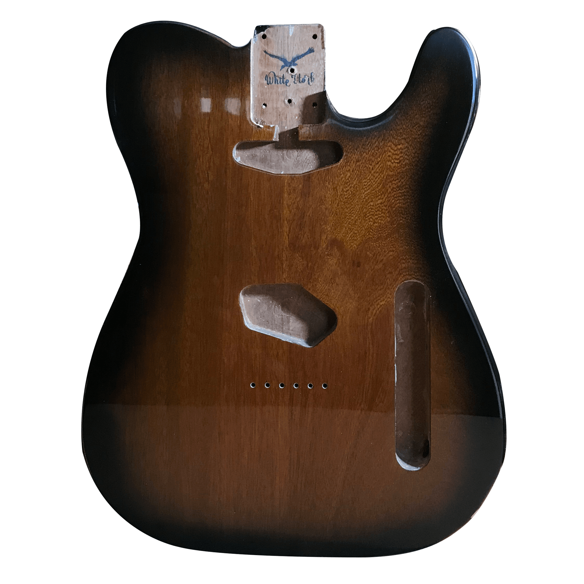 Cedar Telecaster Style Body Aged Sunburst Nitro Whitestork Guitars 4627