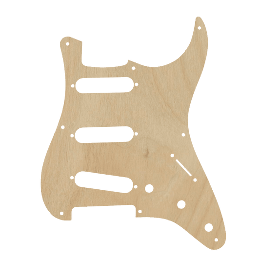 Custom Made Strat Style SSS Guitar Pickguard