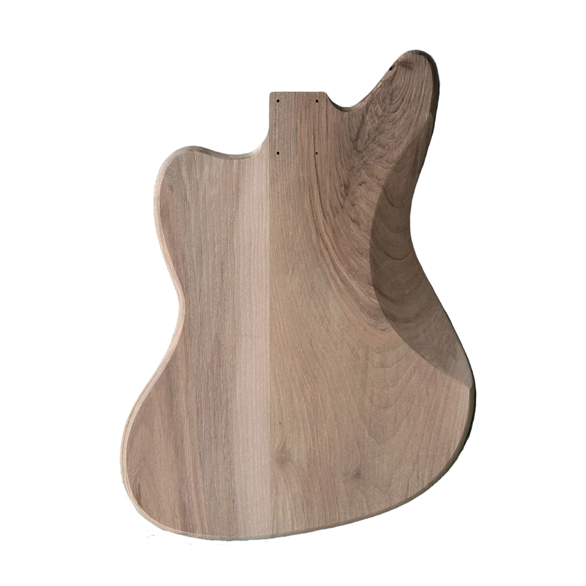Figured Walnut JG Type Guitar Body Back