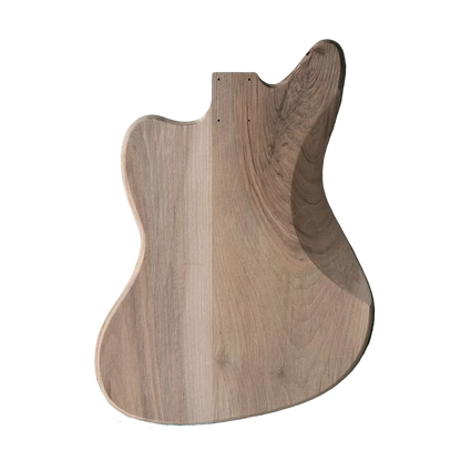 Figured Walnut JG Type Guitar Body Back