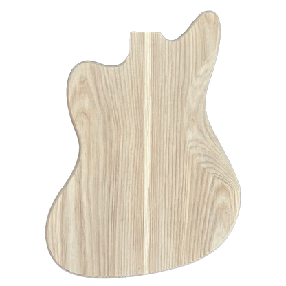 Custom Made Jaguar Style Guitar Body American Ash Back