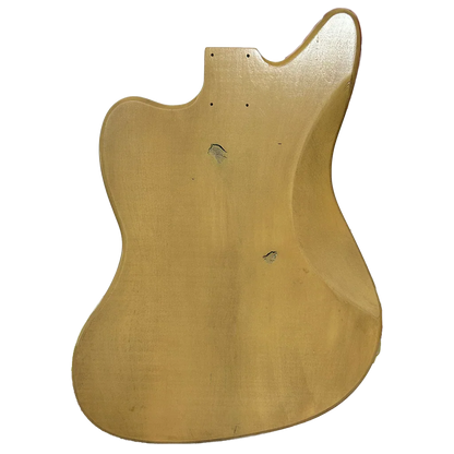 Custom Made Jaguar Style Body, Vintage Nitro Finish Blonde Relic Back