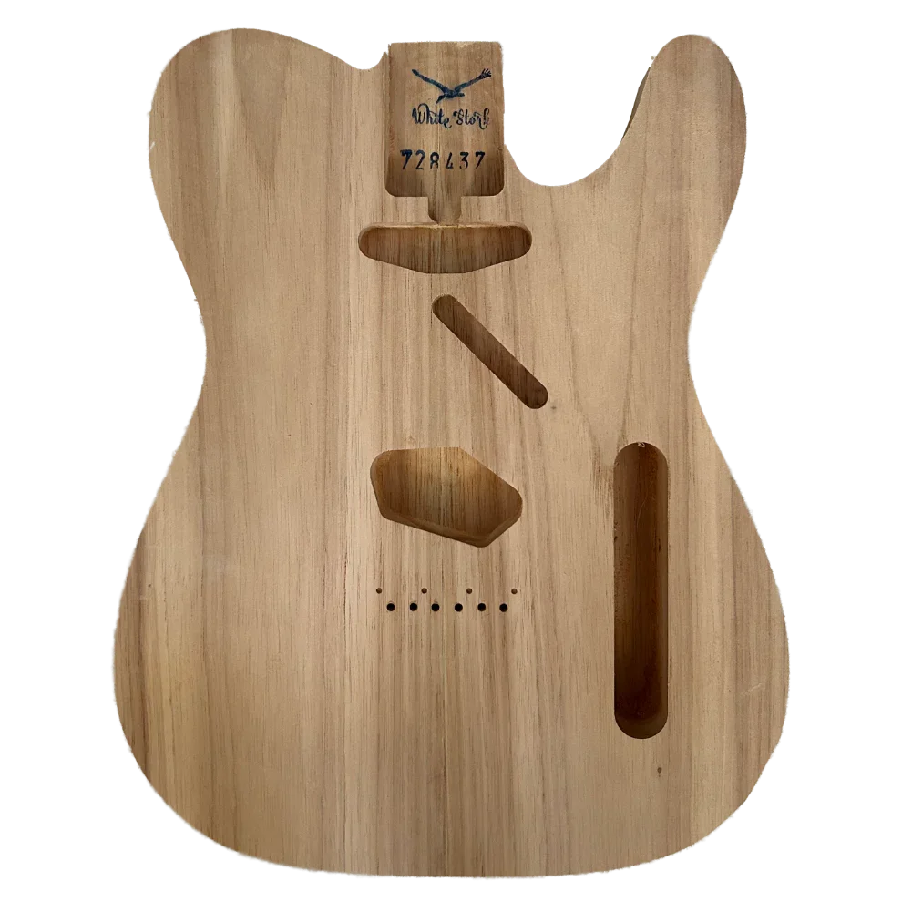 Lightweight Spanish Cedar T-Type Guitar Body Front